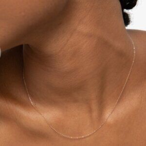 Hey Harper Miss Necklace 14k Gold Chain For Women, waterproof sweat proof dainty